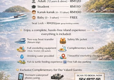 HARGA DAYTRIP REDANG ISLAND
