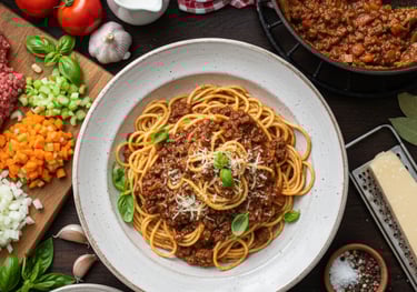 Classic Spaghetti Bolognese Recipe | Authentic Italian Meat Sauce