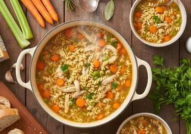 Easy Chicken Noodle Soup Recipe | Homemade Comfort Food