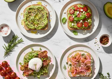 Easy Avocado Toast Recipe (4 Ways) | Ready in 5 Minutes