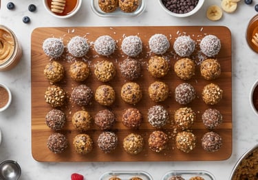 No-Bake Energy Balls Recipe | Healthy Protein Snacks