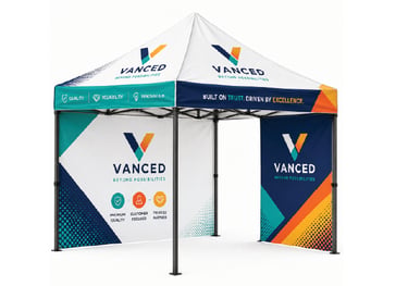 custom printing tent