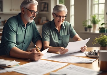 A happy family enjoying time together outdoors, symbolizing protection and security.