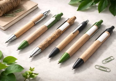 Boligrafos ecologicos para promocionales 