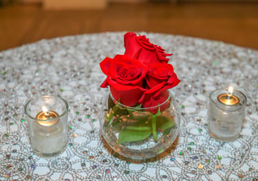 Elegant table decor styled by GMC Exquisite Events