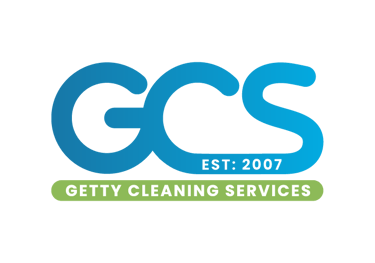 Getty Cleaning Services Blue and green logo
