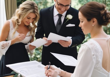 A curved facade covered in white latticework