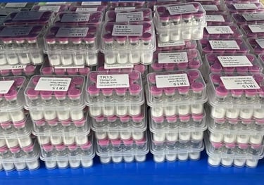 GLOW peptide blend purity certification