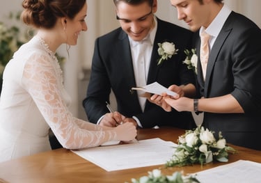 A curved facade covered in white latticework