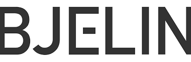 Bjelin brand logo featuring dark gray minimalist sans-serif typography on a white background.
