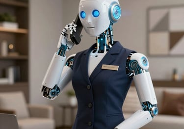 Agente de voz IA atendiendo clientes