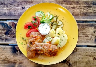 cabbage rolls meat Snekutis