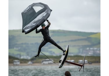 Wing Foiling, Aberdyfi 10 July 24