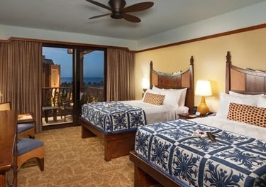 habitacion estandar de lujo en aulani a disney resort and spa en hawaii