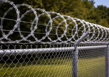 protección perimetral en León Gto con concertina instalada por IASIS