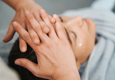 head and eye massage