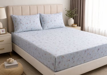 Premium cotton bedsheets manufactured in India for global export markets