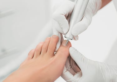 Pedicure curativo professionale per la salute e il benessere dei piedi