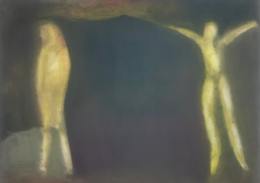 figurative oil painting by Lina Mikuzyte