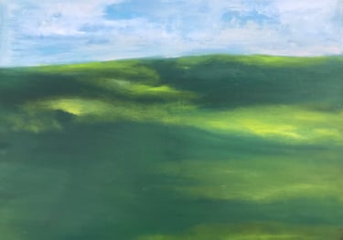 peizažas Lina Mikužytė aliejus ant drobės