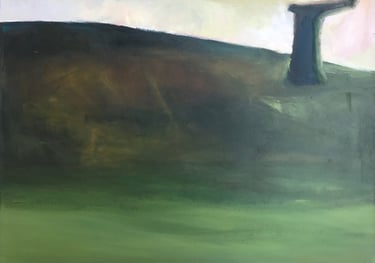 peizažas Lina Mikužytė aliejus ant drobės