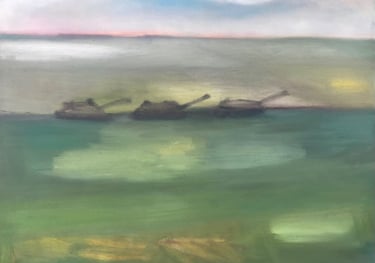 peizažas Lina Mikužytė aliejus ant drobės