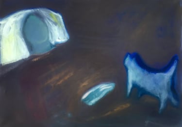 figurative oil painting by Lina Mikuzyte