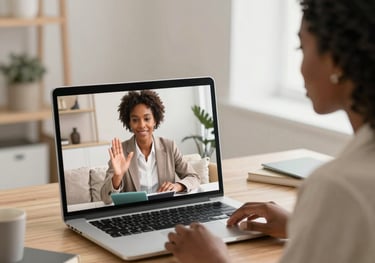 A curved facade covered in white latticework