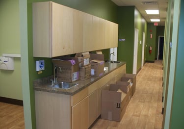 Commercial dental office after remodeling project in Columbus, Ohio