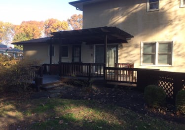 Home before room addition in Columbus, Ohio