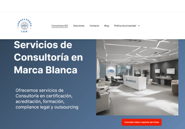 pagina web - gadeira social media