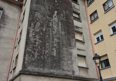 fachada deteriorada