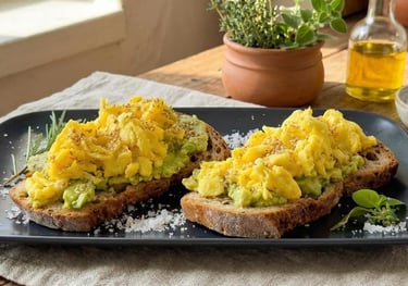 Balanced with Simple Ingredients | Avocado Toast 