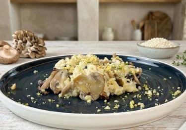 Our suggestion to get started with mushrooms risotto