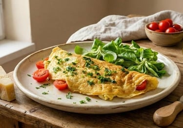 How to make gluten free savory omelette