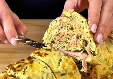 Snack recipe for baked zucchini roll ups