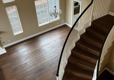 engineering hardwood floors glued down.
