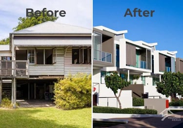 a house with a large balcony and a balcony