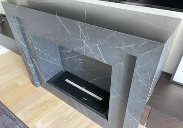 Cheminée Nero Marquinia