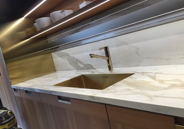 Plan de travail Calacatta Gold
