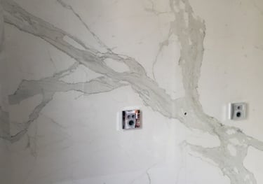 Salle de douche Calacatta