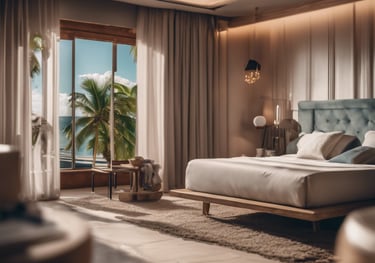 brown 4-layer bricked building