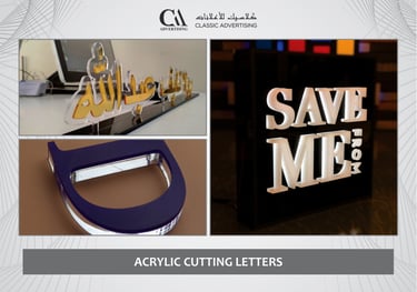 acrylic cutting letters