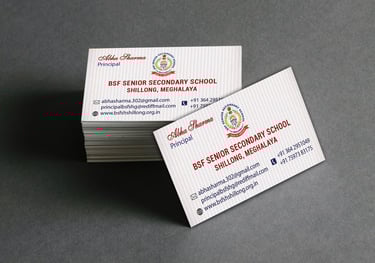 visiting card, business card