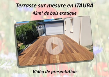 étapes de pose d'un terrasse en bois exotique
