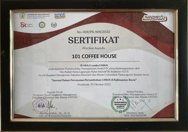 piagam penghargaan sutainability management award