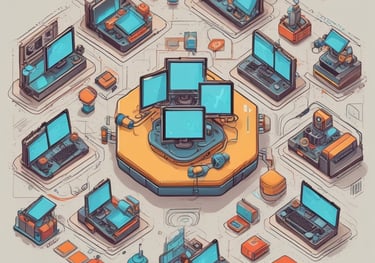 A cheerful classroom scene with students engaged in learning.