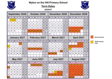 Calendar 2026-27