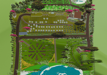 Diseño 3D permacultura finca permacultura bosque alimentario diseño hidrológico agricultura ecologi 