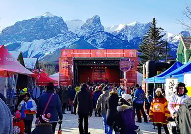 A Stageline SL100 on the Rogers Hometown Hockey tour in conjunction with the NHL